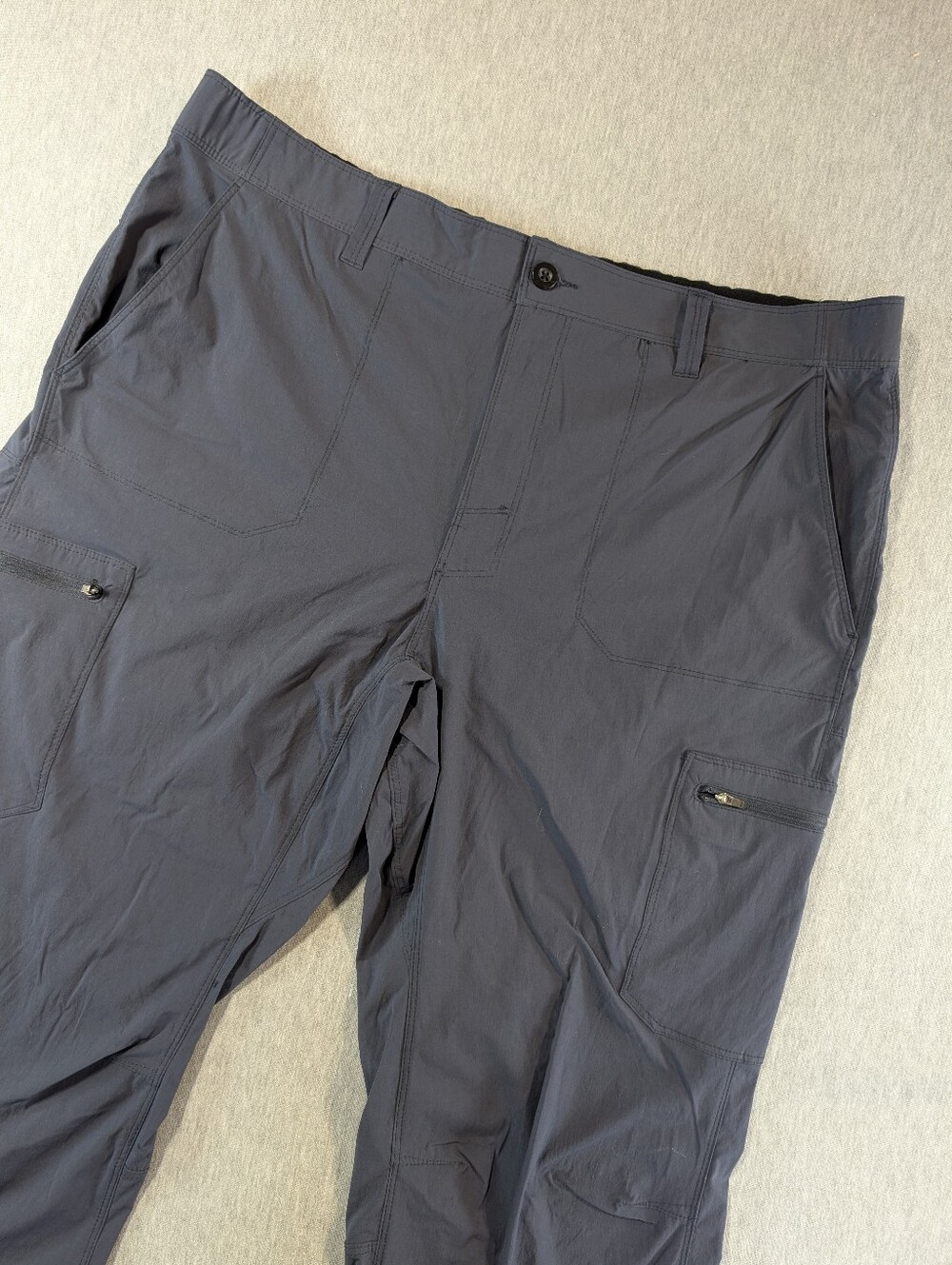 Tilley Outdoor Hiking Cargo Pants Men's 40 X 34 Navy Blue Nylon
